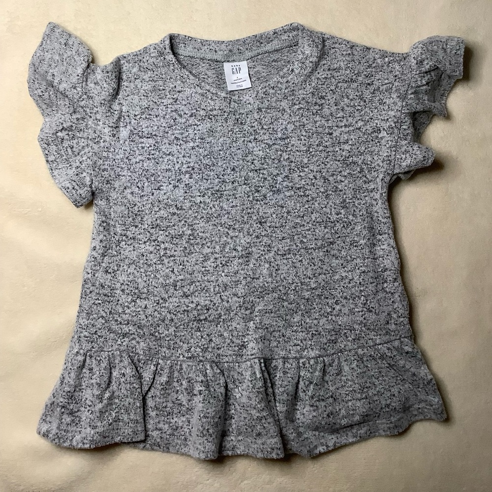 Baby Gap Grey Toddler Short Sleeve Tee 2T